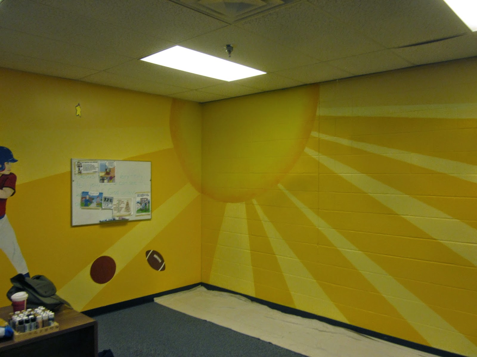 Mural Repair and Painting Work